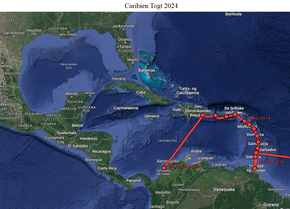 Gasteplads i Caribien 2024 - Bliv gast ombord skonnerten NEPTUN - Oplev Caribien