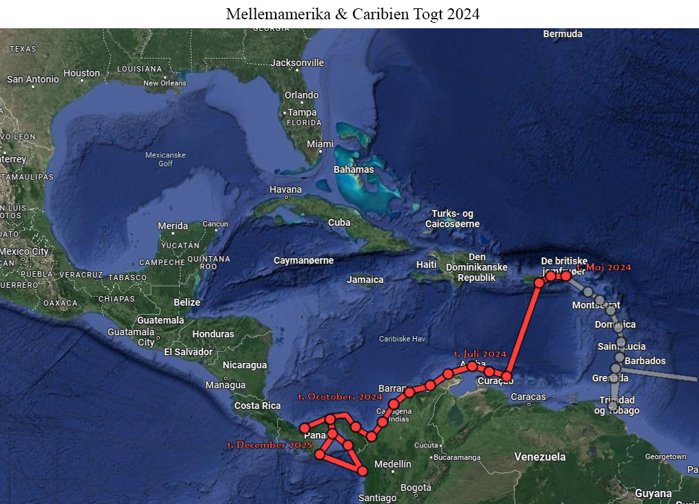 Sailing in Central America & Caribbean 2024 - Join the crew now